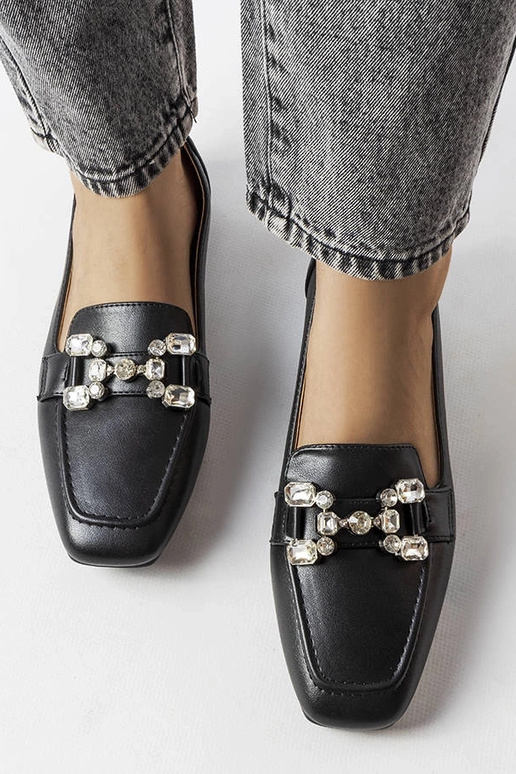 Mocasines de mujer negros con...