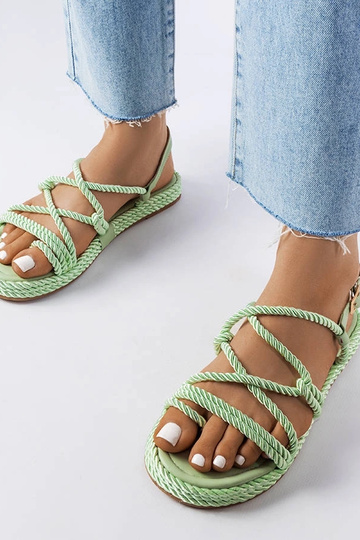 Sandalias tejidas Burwell Green 2