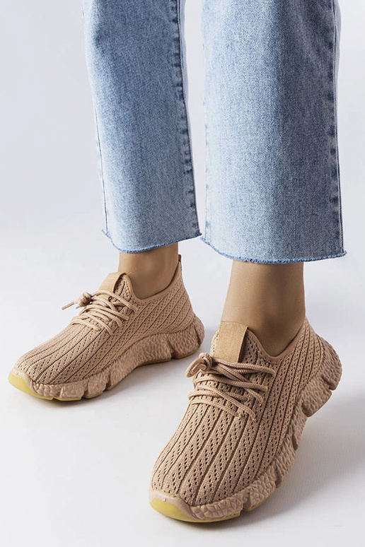 Zapatillas deportivas beige Élodie