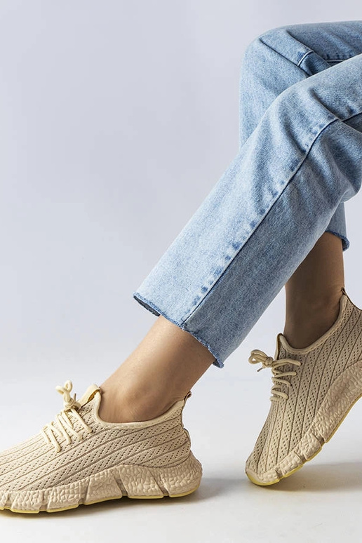 Zapatillas deportivas Élodie beige claro