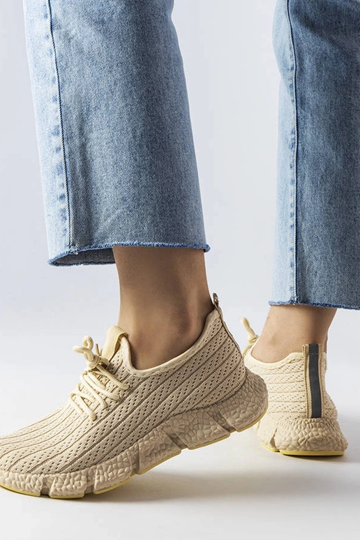 Zapatillas deportivas Élodie beige claro