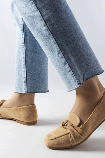 Mocasines Samika beige 2