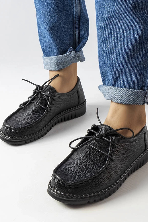 Botines negros ajustables, "Tuva"