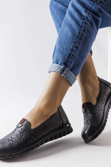 Mocasines negros claros de Joli