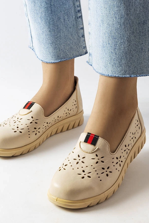 Mocasines beige claros de Joli