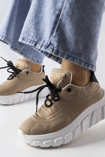 Zapatillas Aisys beige oscuro