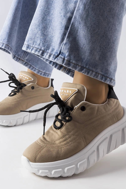 Zapatillas Aisys beige oscuro