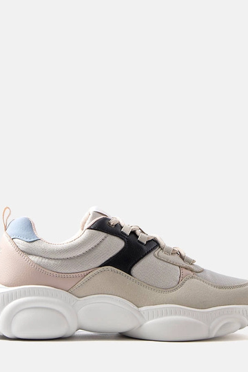 Zapatillas deportivas de mujer Lee Cooper en color beige LCWL-20-39-031