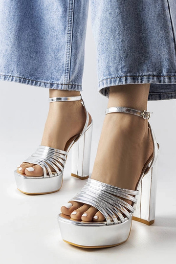 Sandalias de tacón de...