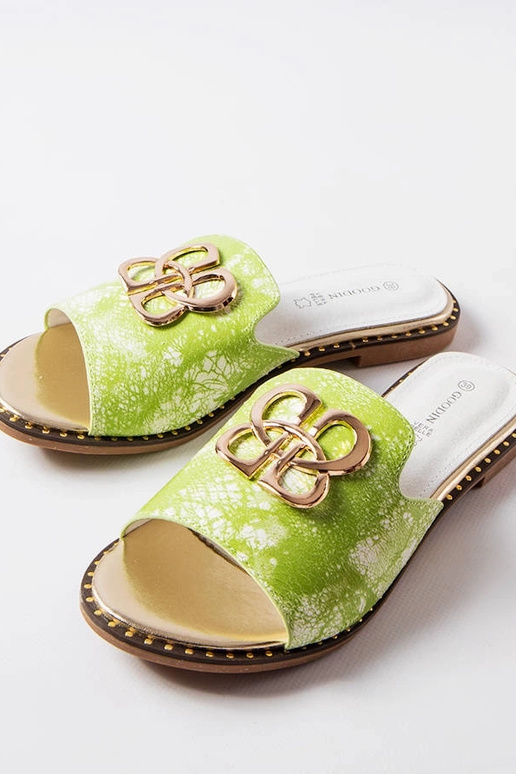 Chanclas con hebilla Green Lea