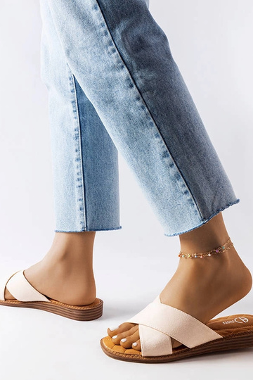 Chanclas color arena, "Tiana" 2