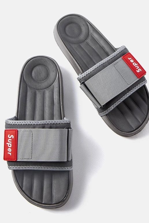 Chanclas ajustables con velcro en...