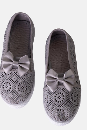 Bailarinas caladas grises para niños Bubby 2
