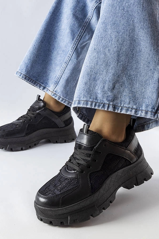 Zapatillas Brunswick negras con suela...