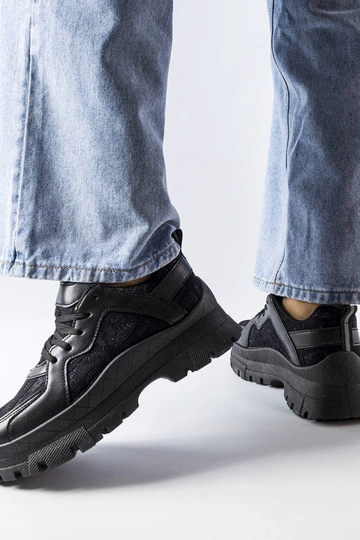 Zapatillas Brunswick negras con suela...