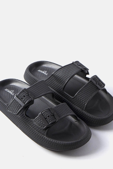 Chanclas Karersee negras para hombre