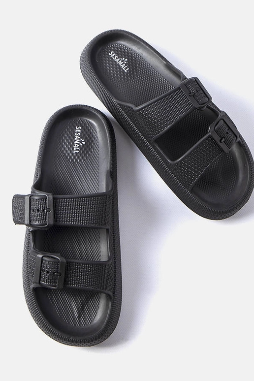 Chanclas Karersee negras para hombre