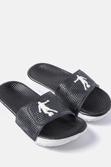 Chanclas de goma en blanco...