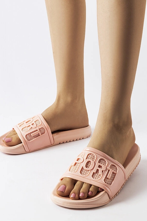 Chanclas de goma rosa Moiariello