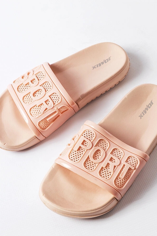 Chanclas de goma rosa Moiariello