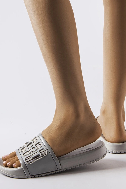 Chanclas de goma gris Moiariello