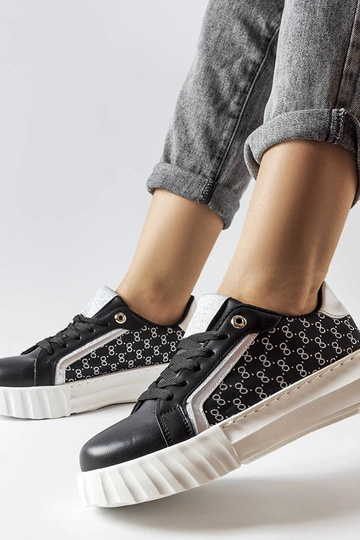 Zapatillas de plataforma negras Giuseppe 2