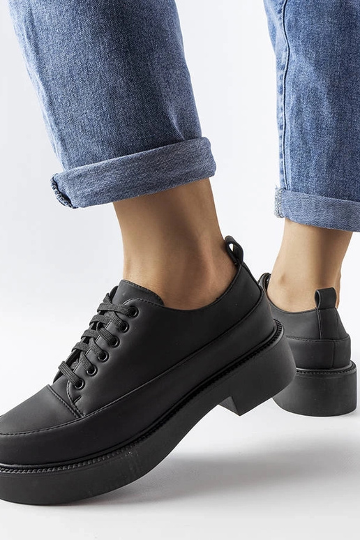 Zapatos planos negros Merico