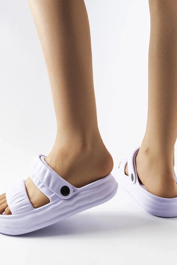 Chanclas moradas de espuma,... 2