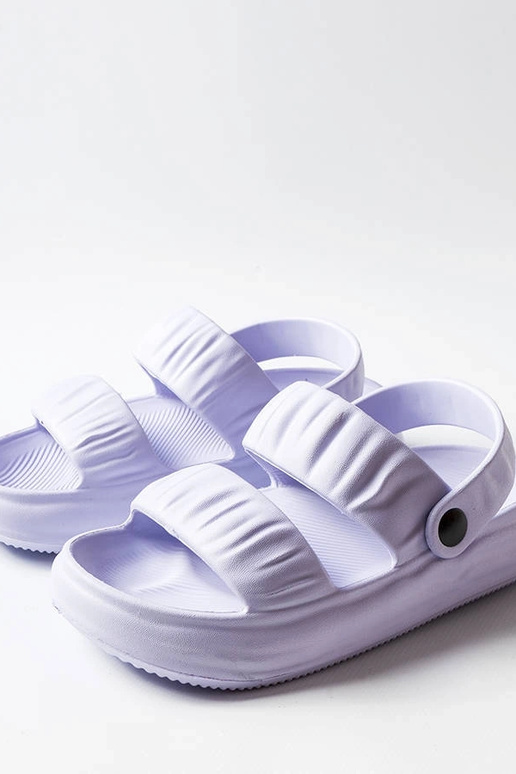 Chanclas moradas de espuma, "Griffin" Chanclas moradas de espuma, "Griffin"