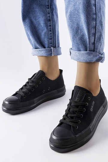 Zapatillas negras con plataforma Big Star LL274967
