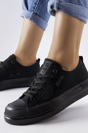 Zapatillas negras con plataforma Big Star LL274967 2