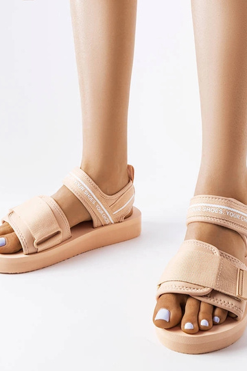 Sandalias de espuma beige Big Star LL274787