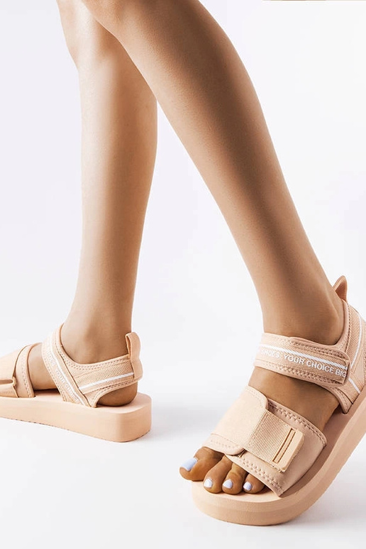 Sandalias de espuma beige Big Star...