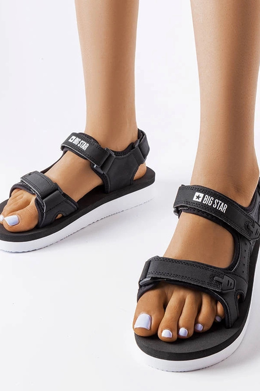 Sandalias de espuma negra Big Star...