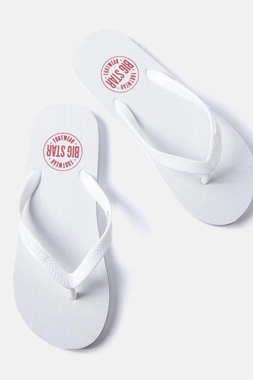Chanclas blancas Big Star...