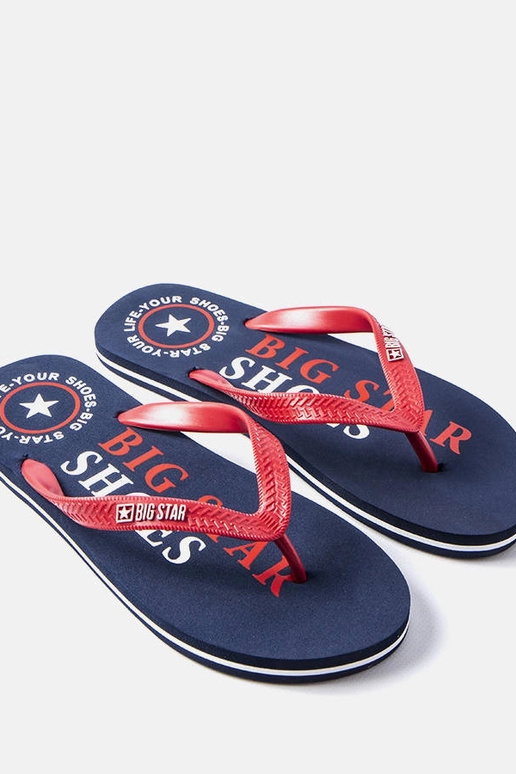 Chanclas azul marino, "Big Star...