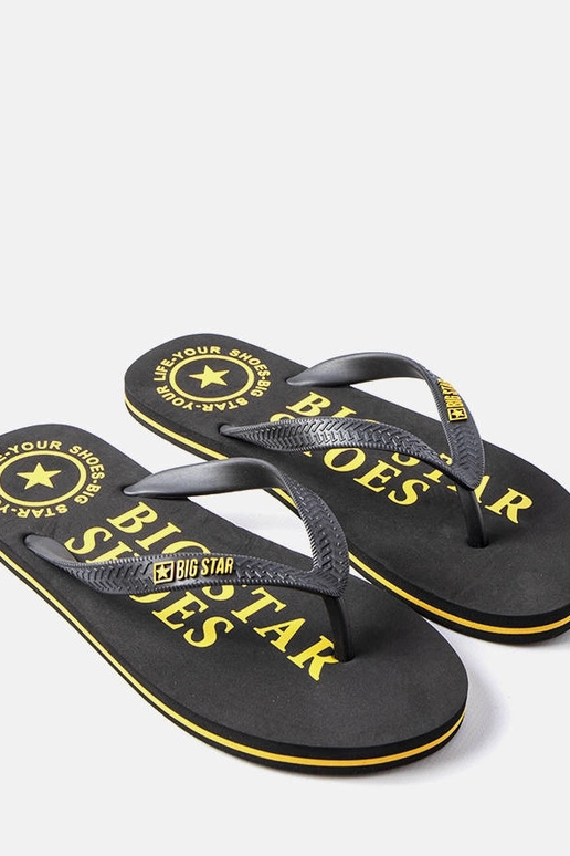 Chanclas negras, "Big Star LL174430"