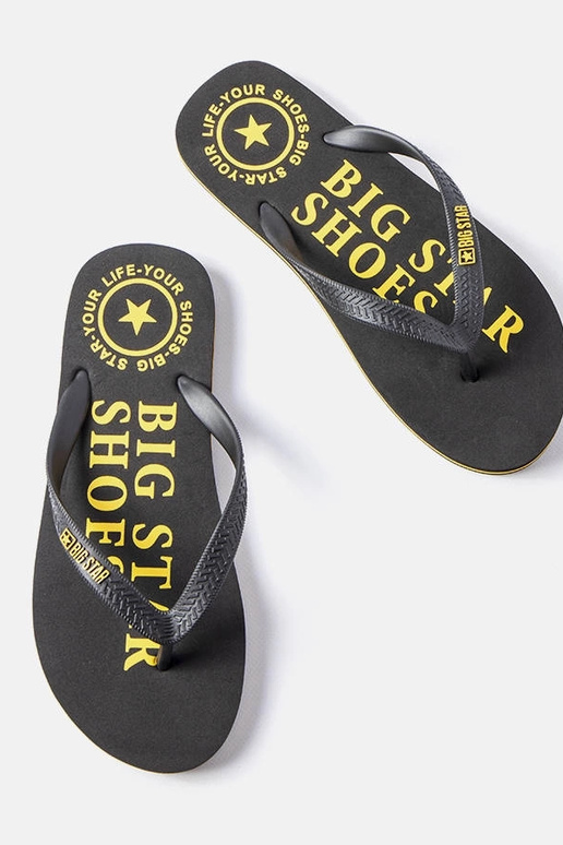 Chanclas negras, "Big Star LL174430"