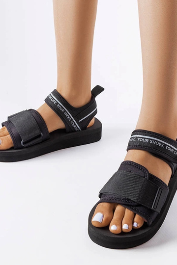 Sandalias de espuma negra... 2