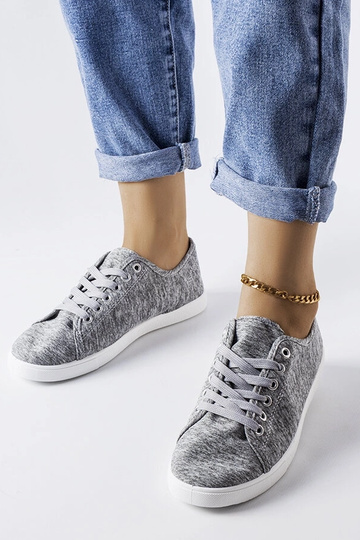 Zapatillas de tela gris Razan 2