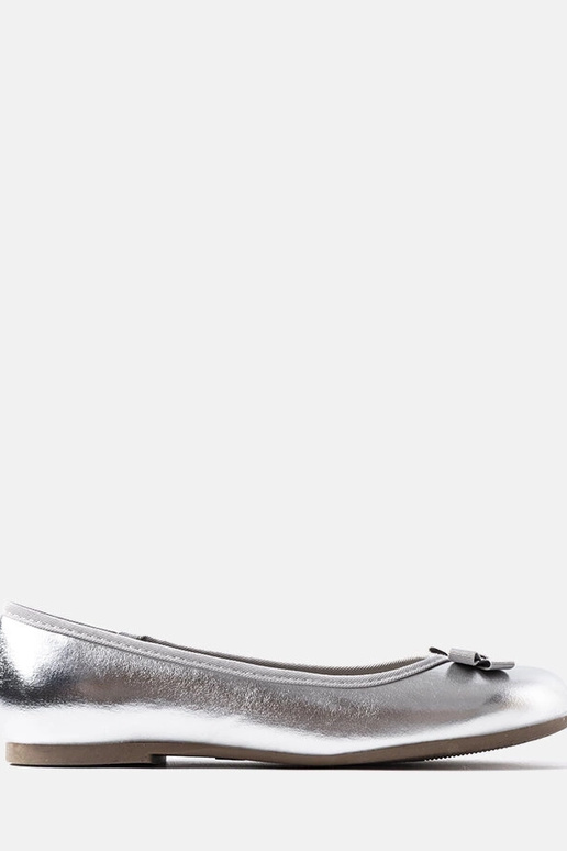 Bailarinas Fedro de charol plateado Bailarinas Fedro de charol plateado