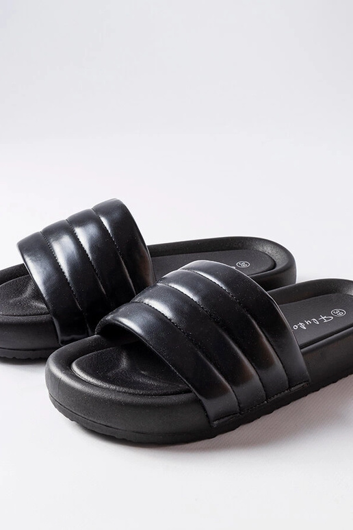 Chanclas casuales negras Skillen