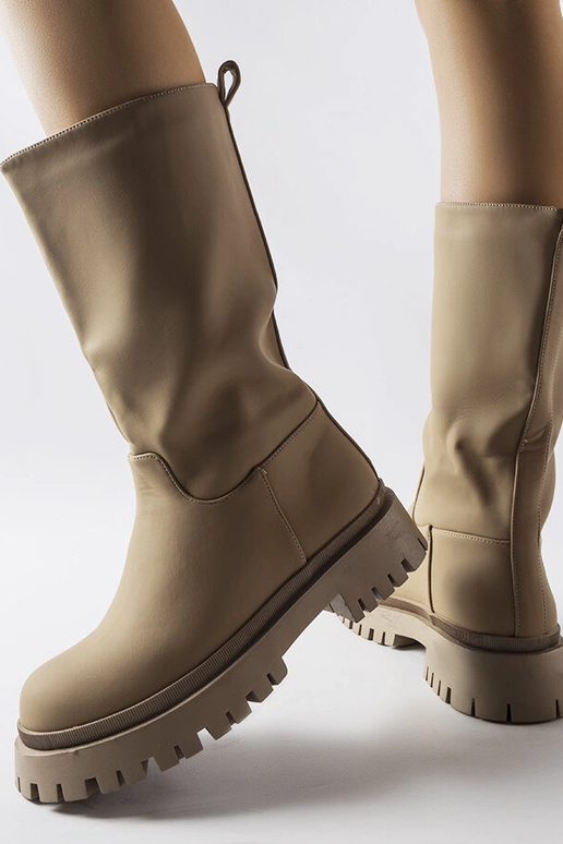 Botas largas mate marrones, "Hollie" Botas largas mate marrones, "Hollie"