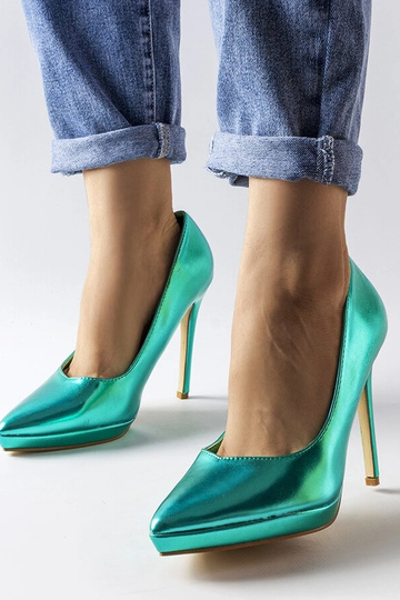 Tacones de espejo Kristin Green