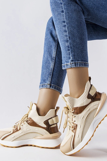 Zapatillas deportivas beige... 2