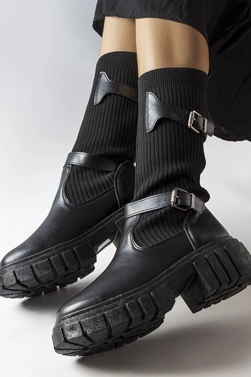 Botas negras elegantes con... 2