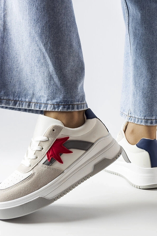 Zapatillas deportivas blancas con...