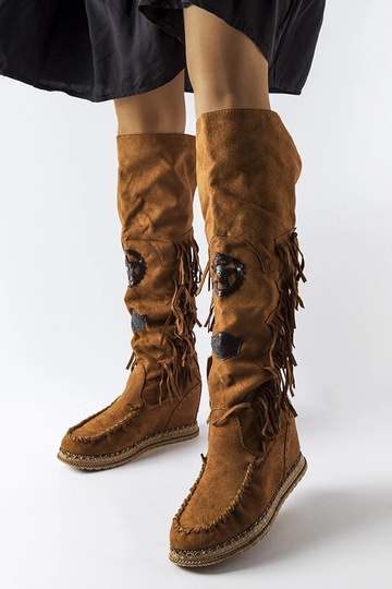 Botas de cuña Cascia color...