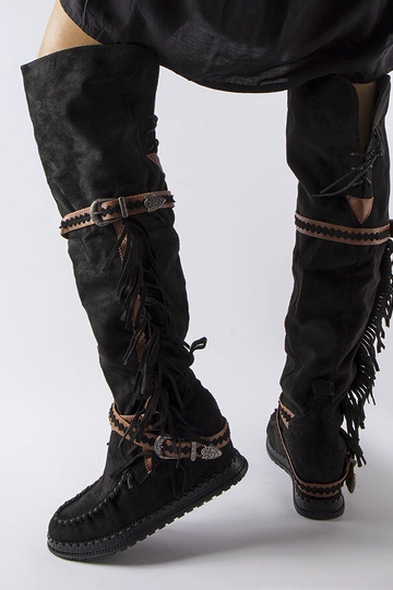 Botas negras de cuña Novella 2