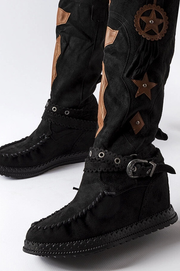 Botas boho negras Putignano 2